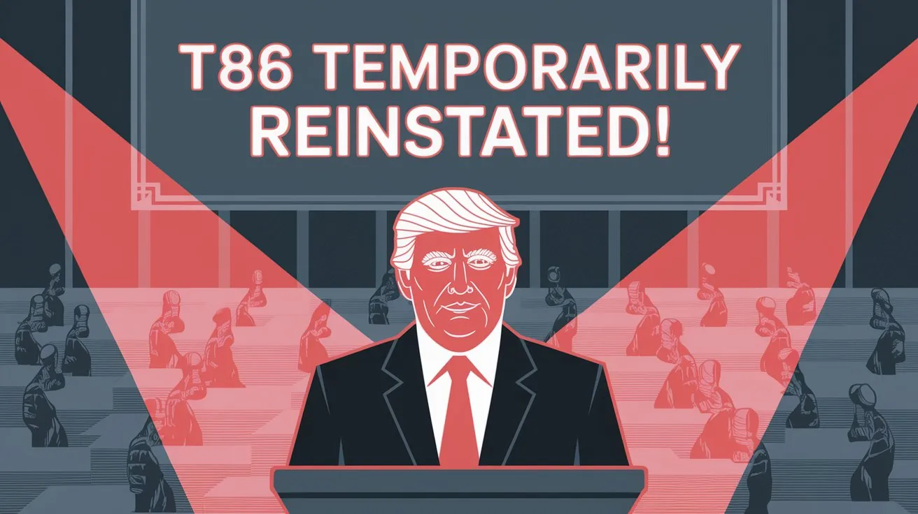 Featured image for “Trump Announces Temporary Reinstatement of T86! Due to the U.S. Customs Backlog”