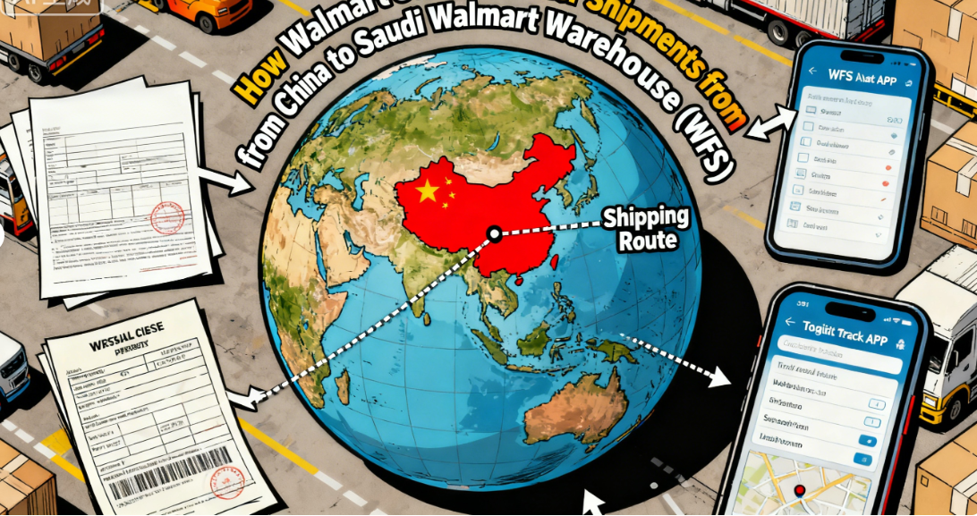 Featured image for “How Walmart Sellers Master Shipments from China to Saudi Arabia Walmart Warehouse (WFS) ”