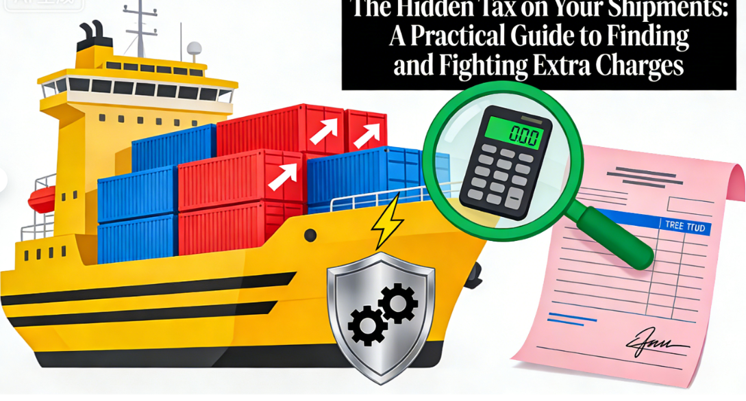 Featured image for “The Hidden Tax on Your Shipments: A Practical Guide to Finding and Fighting Extra Charges  ”