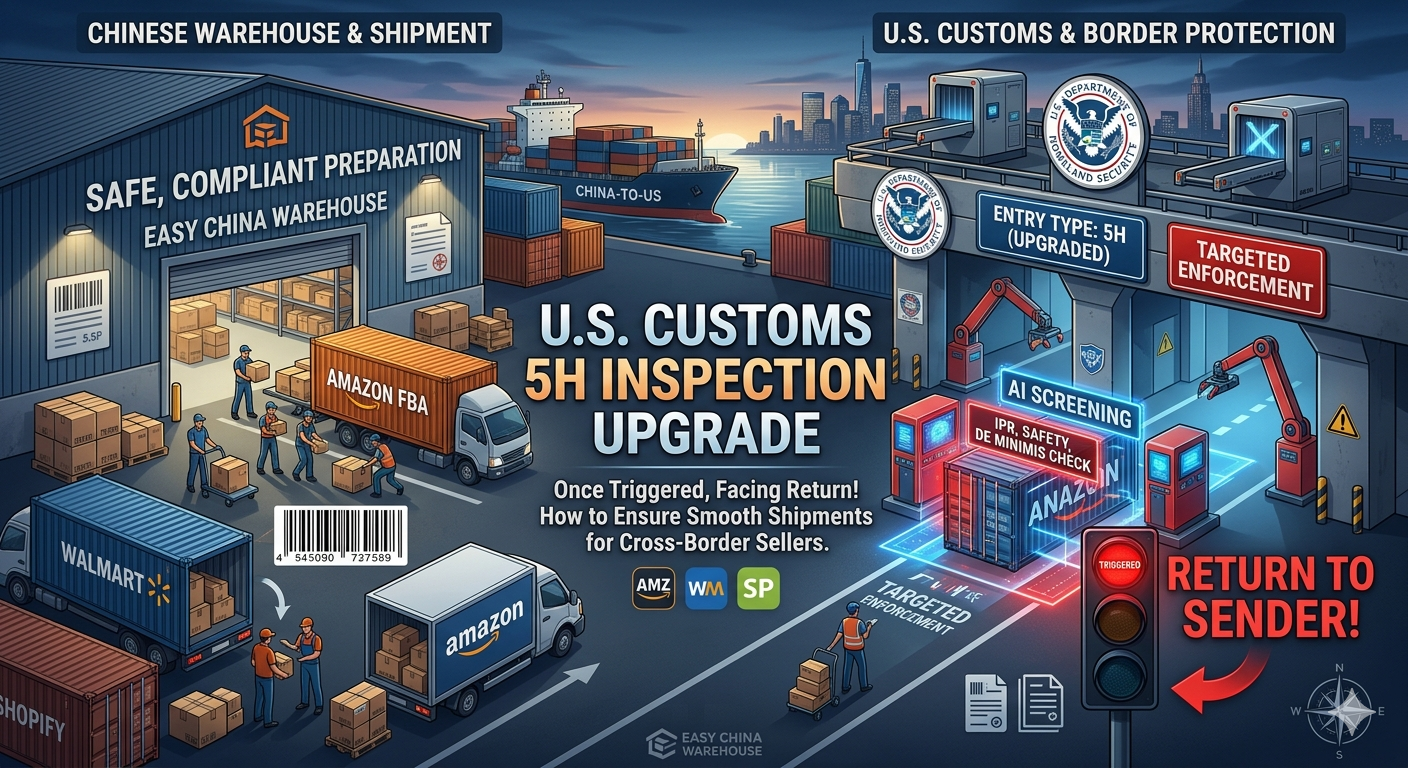 Featured image for “U.S. Customs’ 5H Inspection Fully Upgraded: How Cross-Border Sellers Can Avoid Costly Returns”