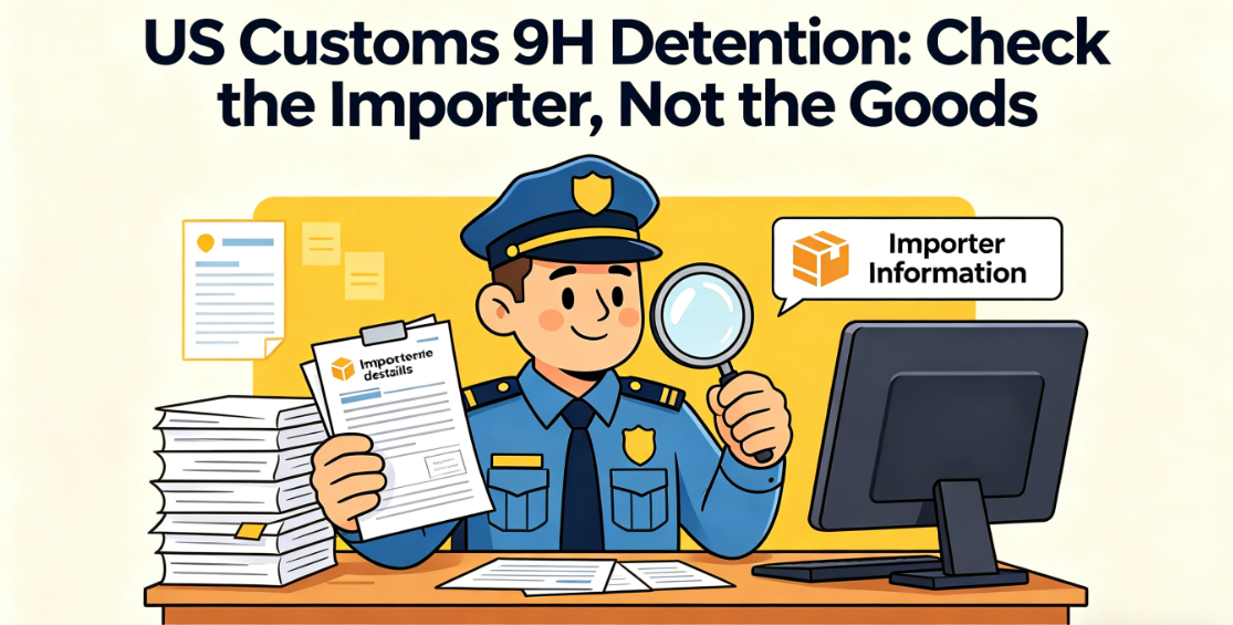 Featured image for “US Customs 9H Detention Surges: Check the Importer, Not the Goods”
