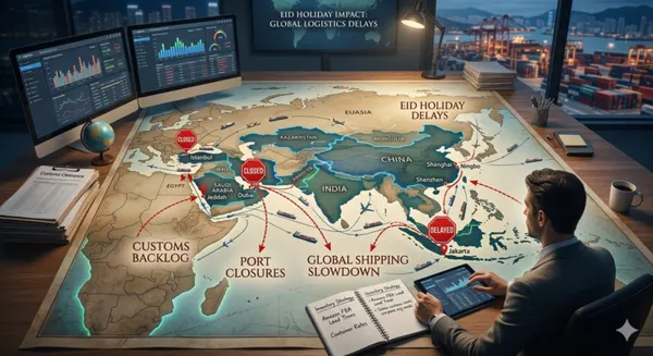 Featured image for “Eid Holiday Impact: How Port Closures & Customs Delays Across 50+ Countries Affect Your China Supply Chain”