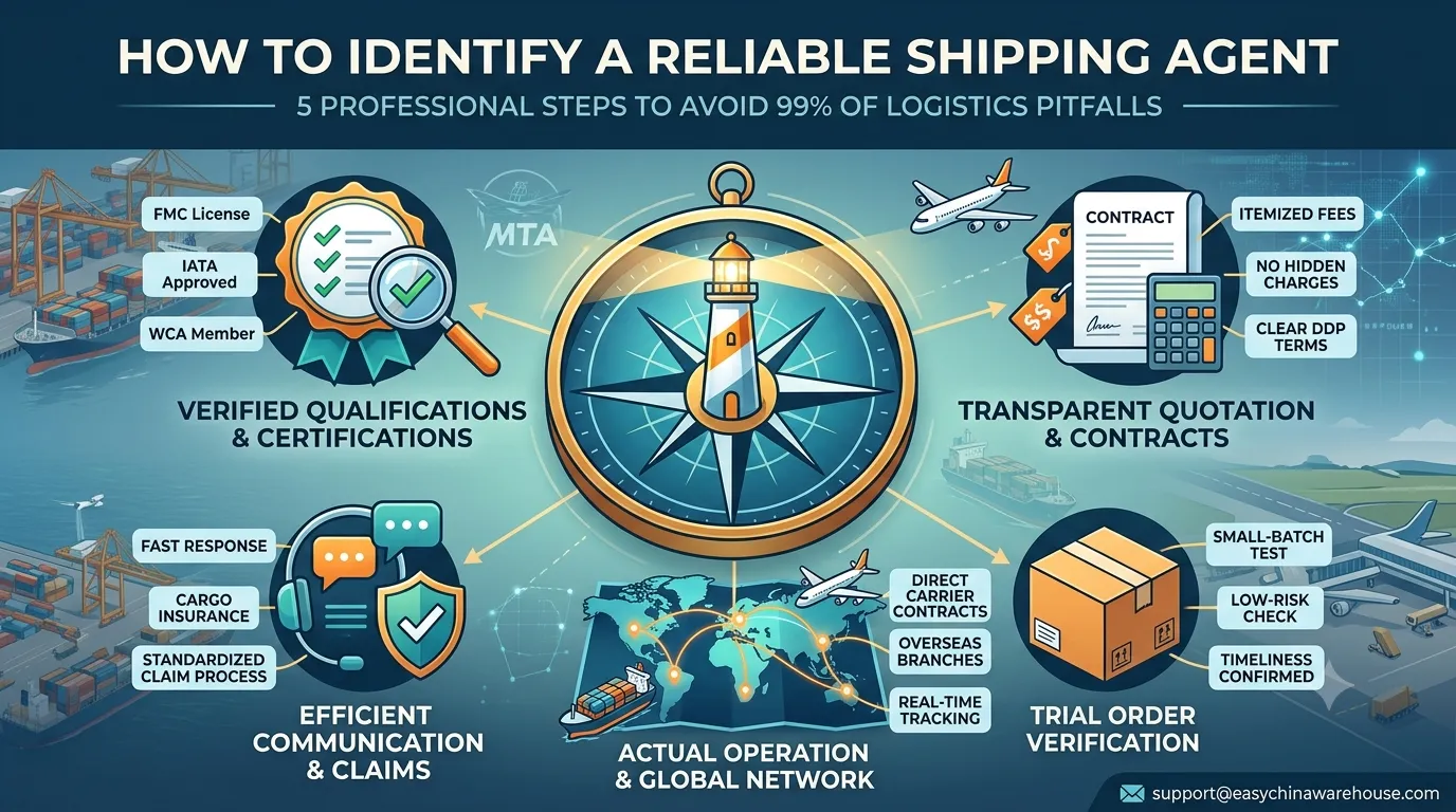 Featured image for “How to identify a reliable shipping agent?”
